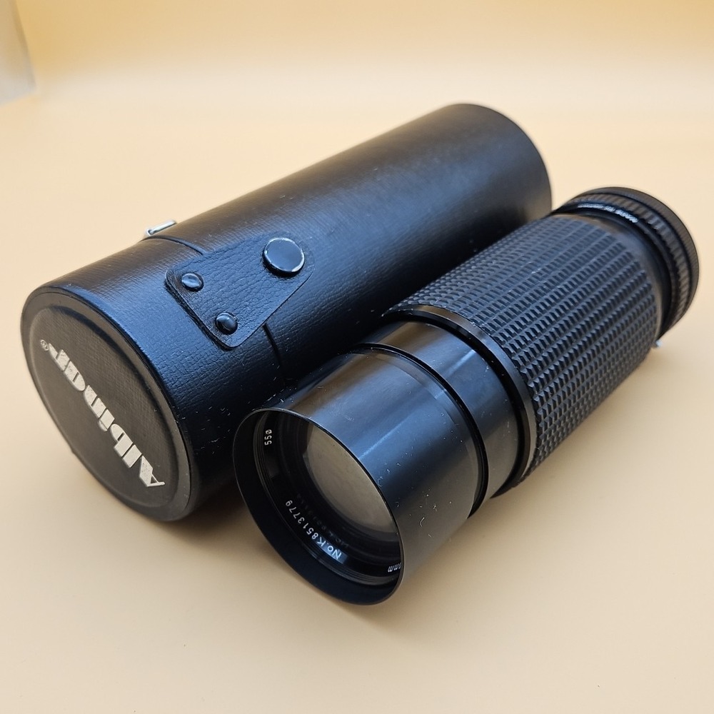 Albinar ADG 75-300mm f5.6 Telephoto Zoom Lens For Canon Black Tested Working